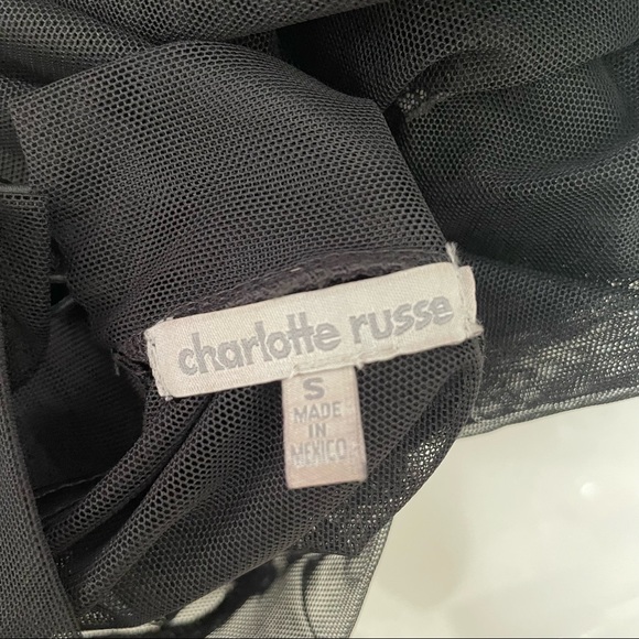 CHARLOTTE RUSSE MESH KEYHOLE BODYSUIT - Picture 4 of 4